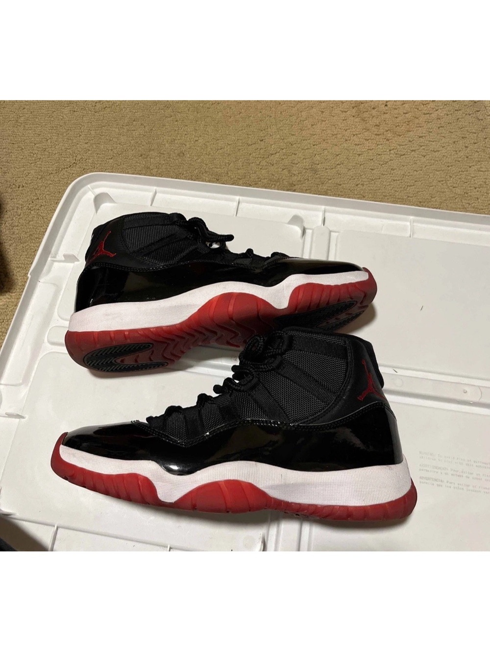 Nike Air Jordan 11 Retro Bred 2019 Og Size 9 Mens 378037 061